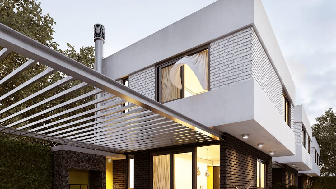 Maison contemporaine illustrant l’acquisition d’une résidence principale par des primo-accédants